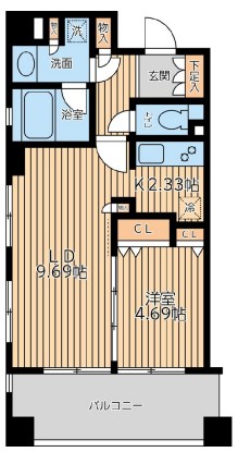 ＣＩＴＹ　ＳＰＩＲＥ三ノ輪 間取り図