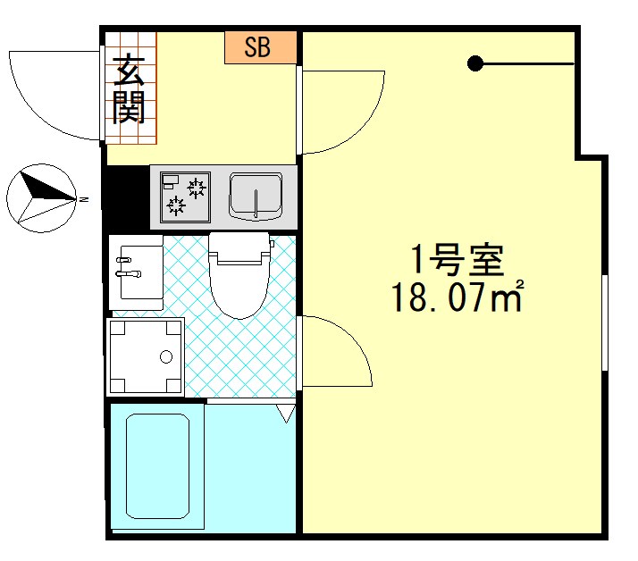 パーチェ堀切 間取り図