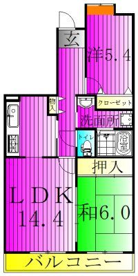 コーポレート新柏駅前3号棟 間取り