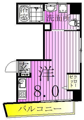 足立　綾瀬TKビル 間取り図