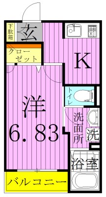 ファイネス梅田Ａ棟 間取り図