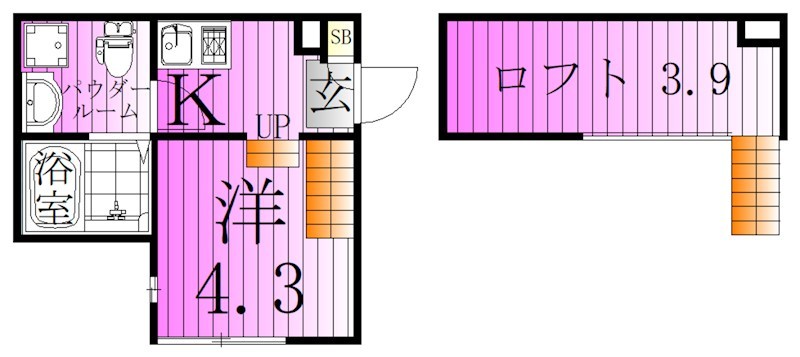 テラス金町 間取り図