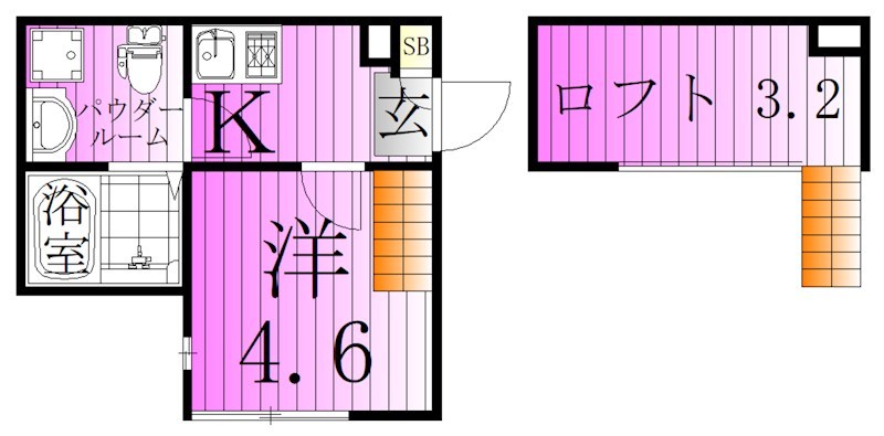 テラス金町 間取り図