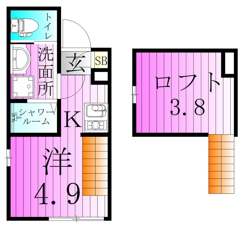 テラス金町 間取り図