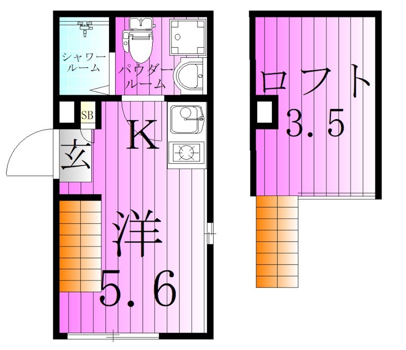 テラス金町 間取り図