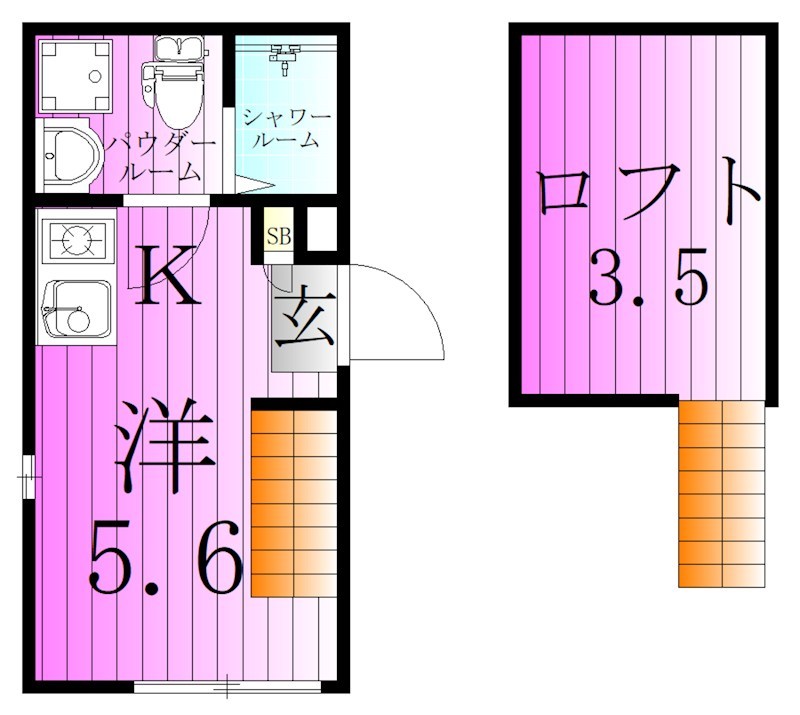 テラス金町 間取り図