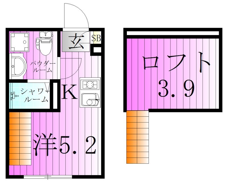 テラス金町 間取り図