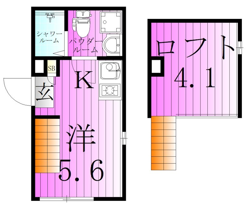 テラス金町 間取り図