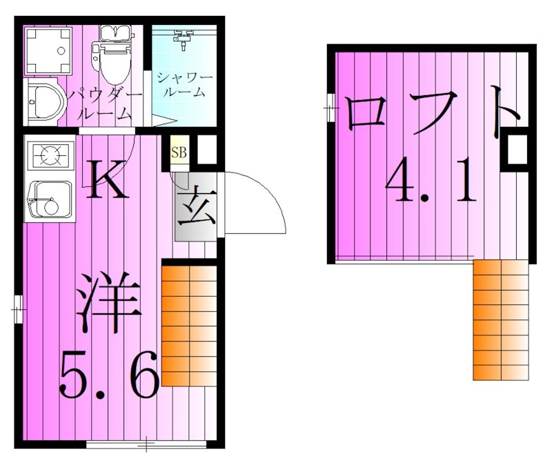 テラス金町 間取り図