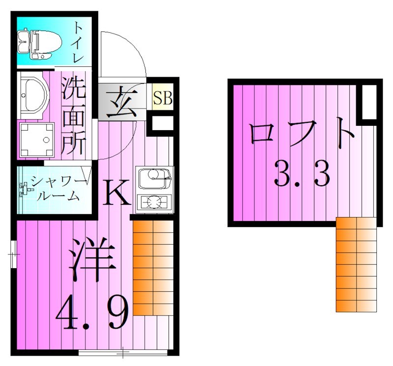 テラス金町 間取り図