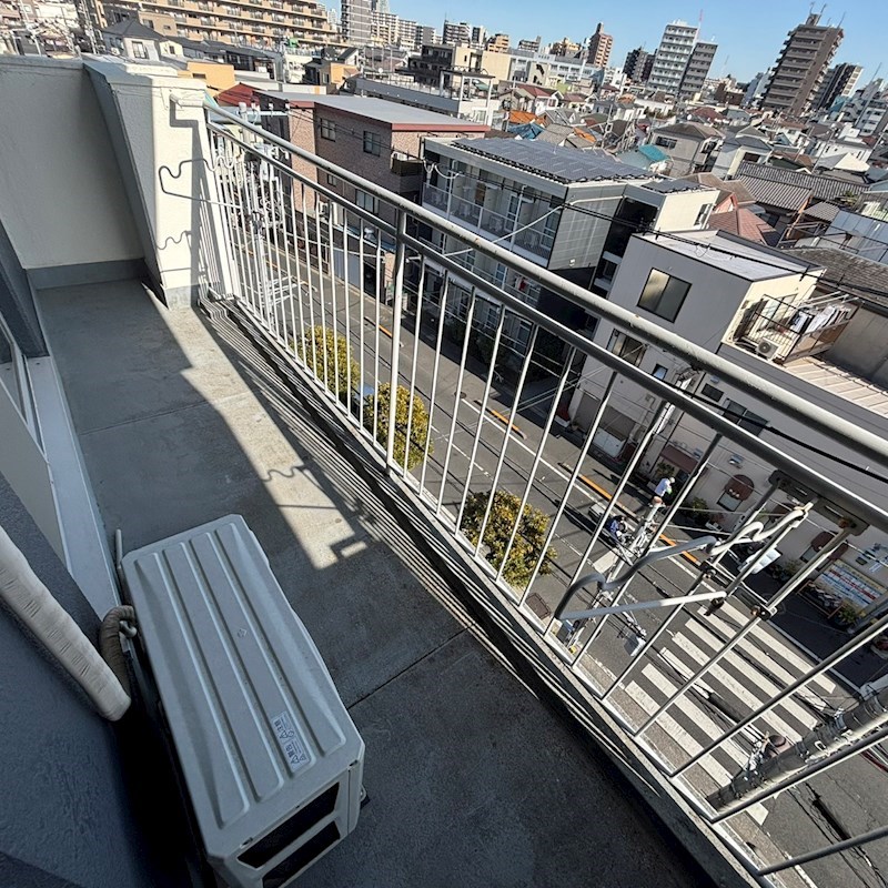 島村マンション ベランダ