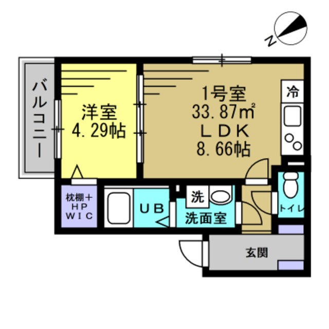 Polaria Matsudo 301号室 間取り