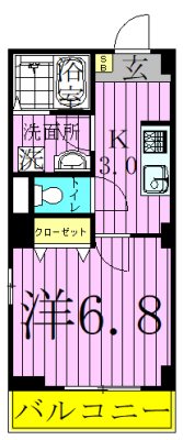 プリモパッソK 間取り図