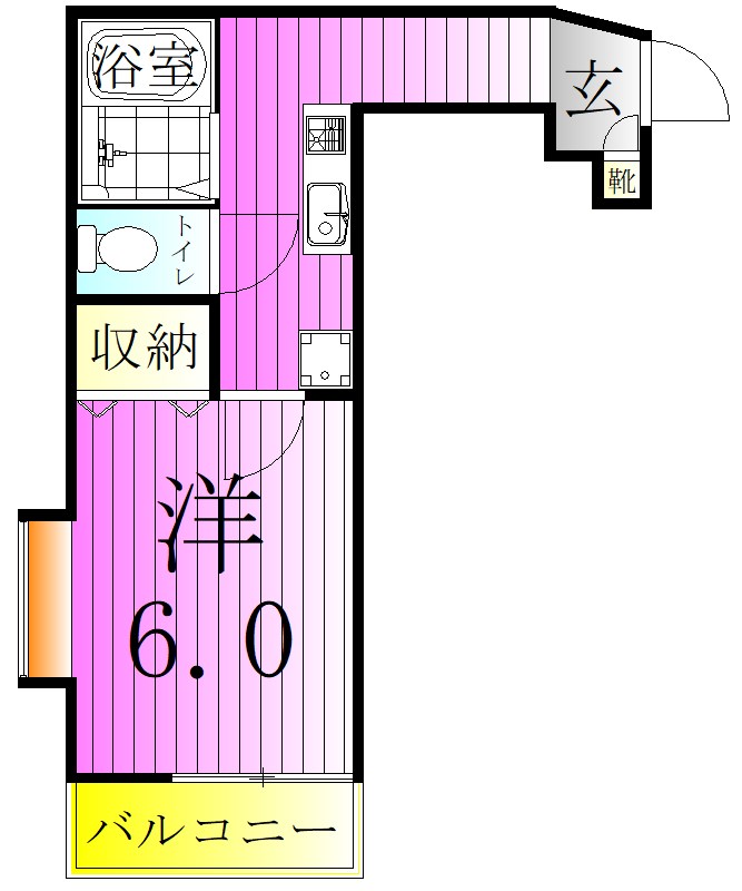 ローズアレイ  間取り図
