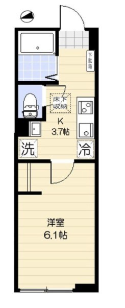 Blanc Terrace Matsudo 102号室 間取り