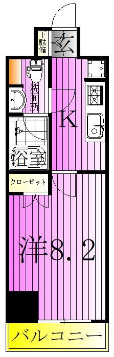 ユリカロゼ東京イースト 間取り図