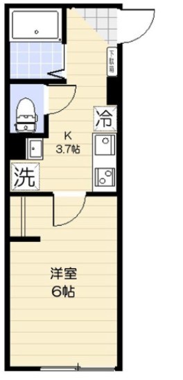 Blanc Terrace Matsudo 303号室 間取り
