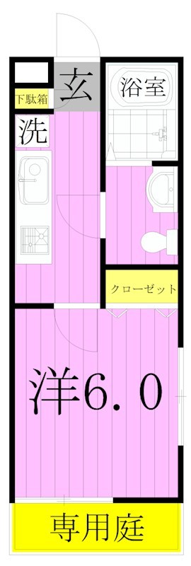 ソリッド堀切菖蒲園弐番館 間取り図