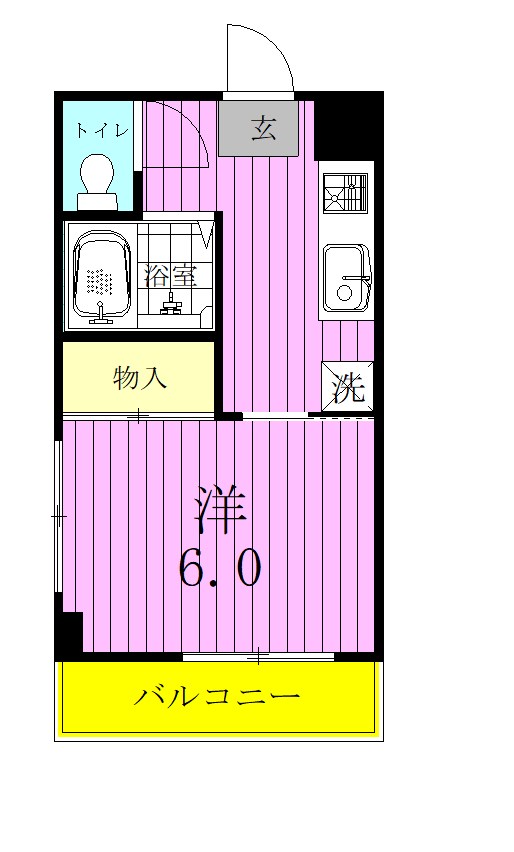 鈴木マンション 303号室 間取り