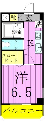 リバージュ北千住 間取り図