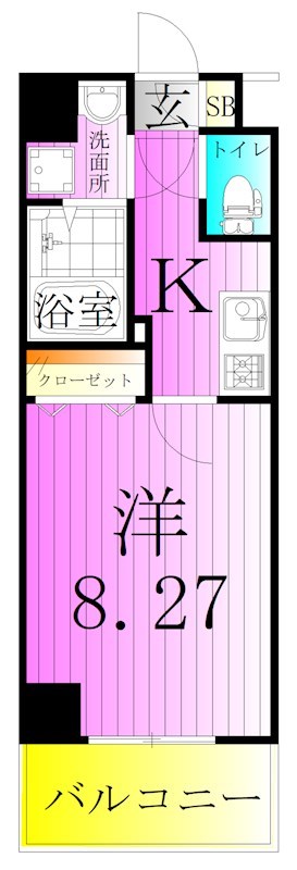 ＧＲＡＮ ＰＡＳＥＯ 谷在家 間取り図