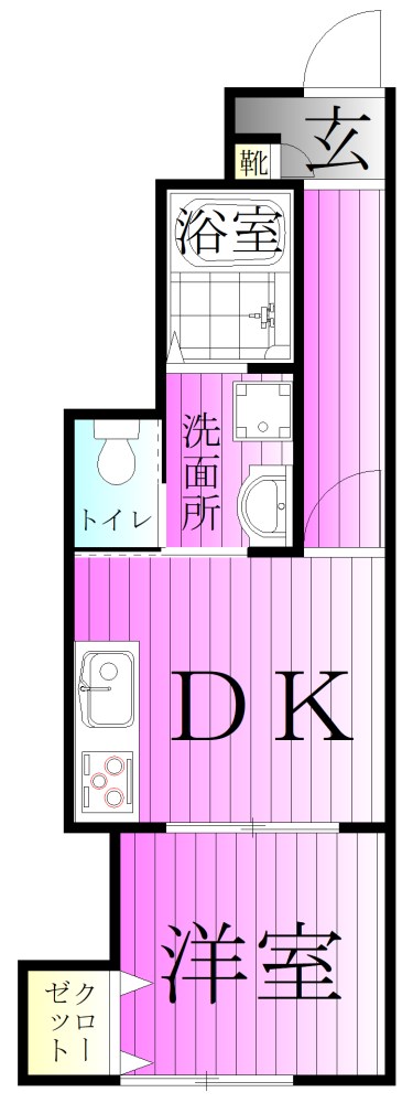 ｃａｓａ　ｂｏｎｈｅｕｒ 間取り図