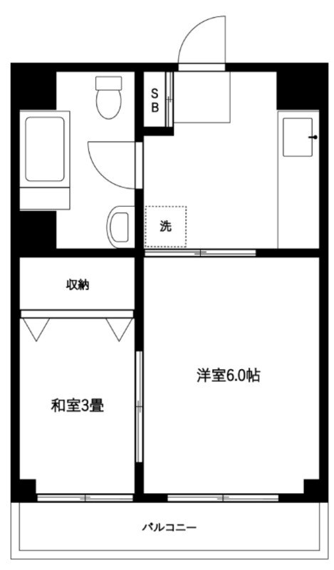 第2ナカヤビル 間取り図