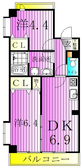 ヴァンヴェール 間取り図