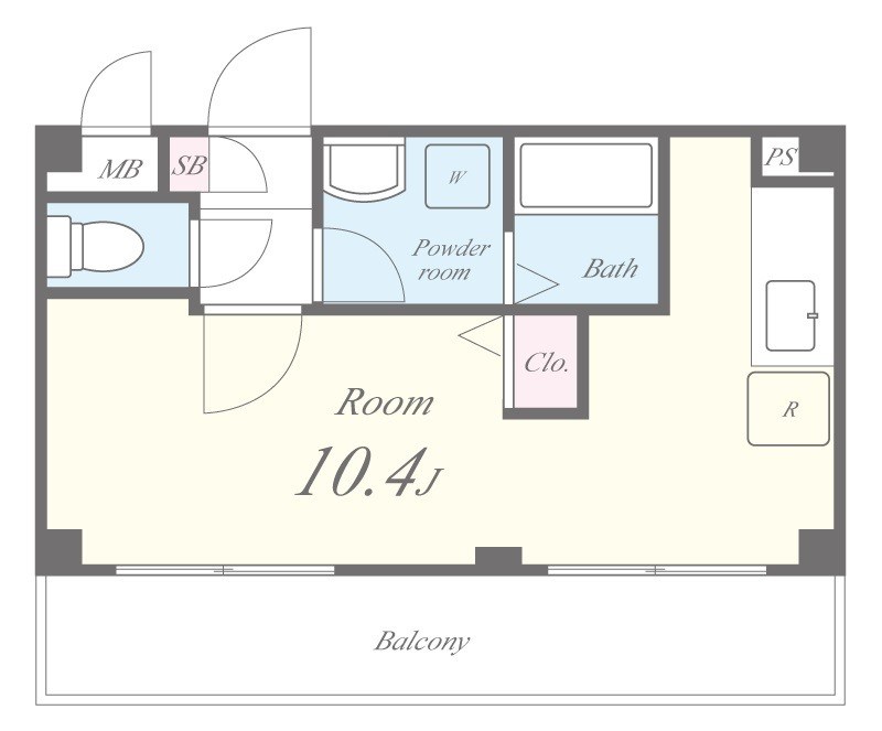 ディアコート東尾久 間取り図