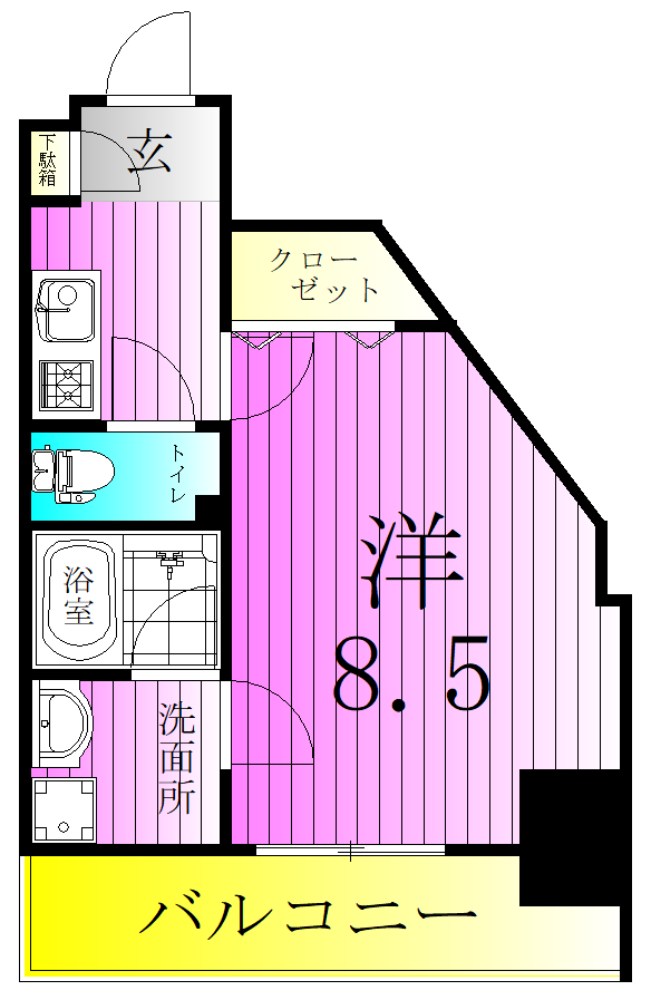 MAXIV CROS竹ノ塚 間取り図