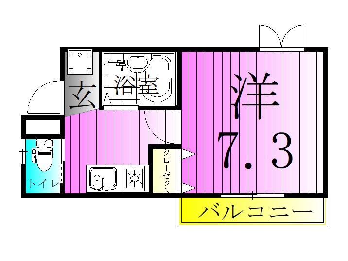 グランシャレー金町 間取り図