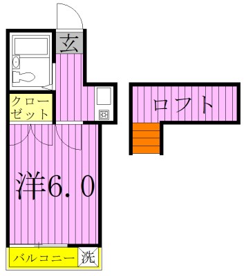 北千住第4 間取り図