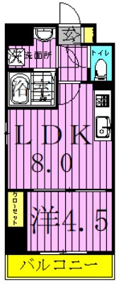 ＲＩＳＥ　ＣＯＵＲＴ　Ｇ＆Ｇ 間取り図
