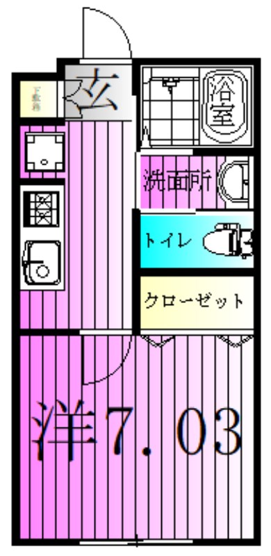 LANDS梅島 間取り図
