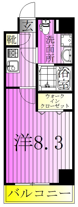 アルファコート綾瀬３ 間取り図