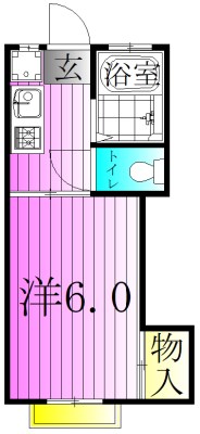 日乃出コーポ 間取り図