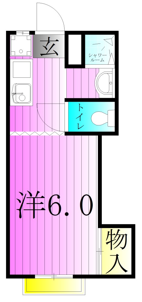 日乃出コーポ 間取り