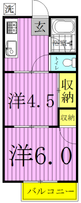 パナハイツ幹 間取り図