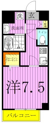 グランシャリオ西新井 間取り図