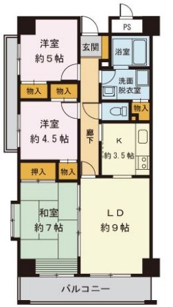 ピア親水公園 間取り図