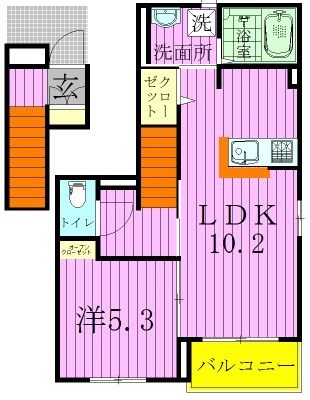 フォーリア 間取り図