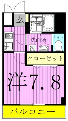 ＫＩＴＴＯ2 602号室 間取り
