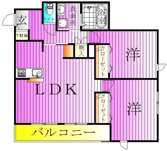 アーバンクレスト 間取り図