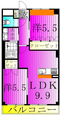 partida　～パルティーダ～ 203号室 間取り