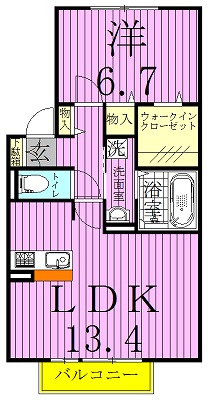 カームベリーA 間取り