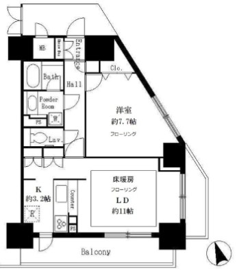 サンクレール荒川ブランガーデン 間取り図
