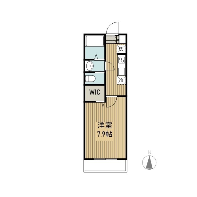 カミーノ八柱 102号室 間取り