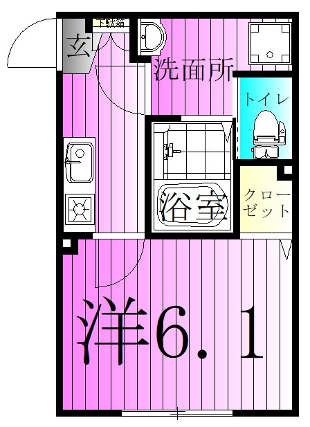 東金町モコプル 間取り図
