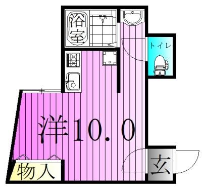 カシェット 間取り図