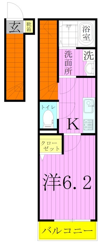 リブリ・竹ノ塚Ⅱ 間取り図